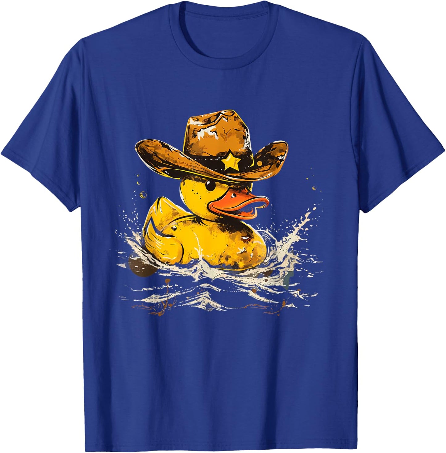 Rubber Duck Sheriff Marshal Rubber Duckie Rubber Duckling T-Shirt - T-Shirt | Royal