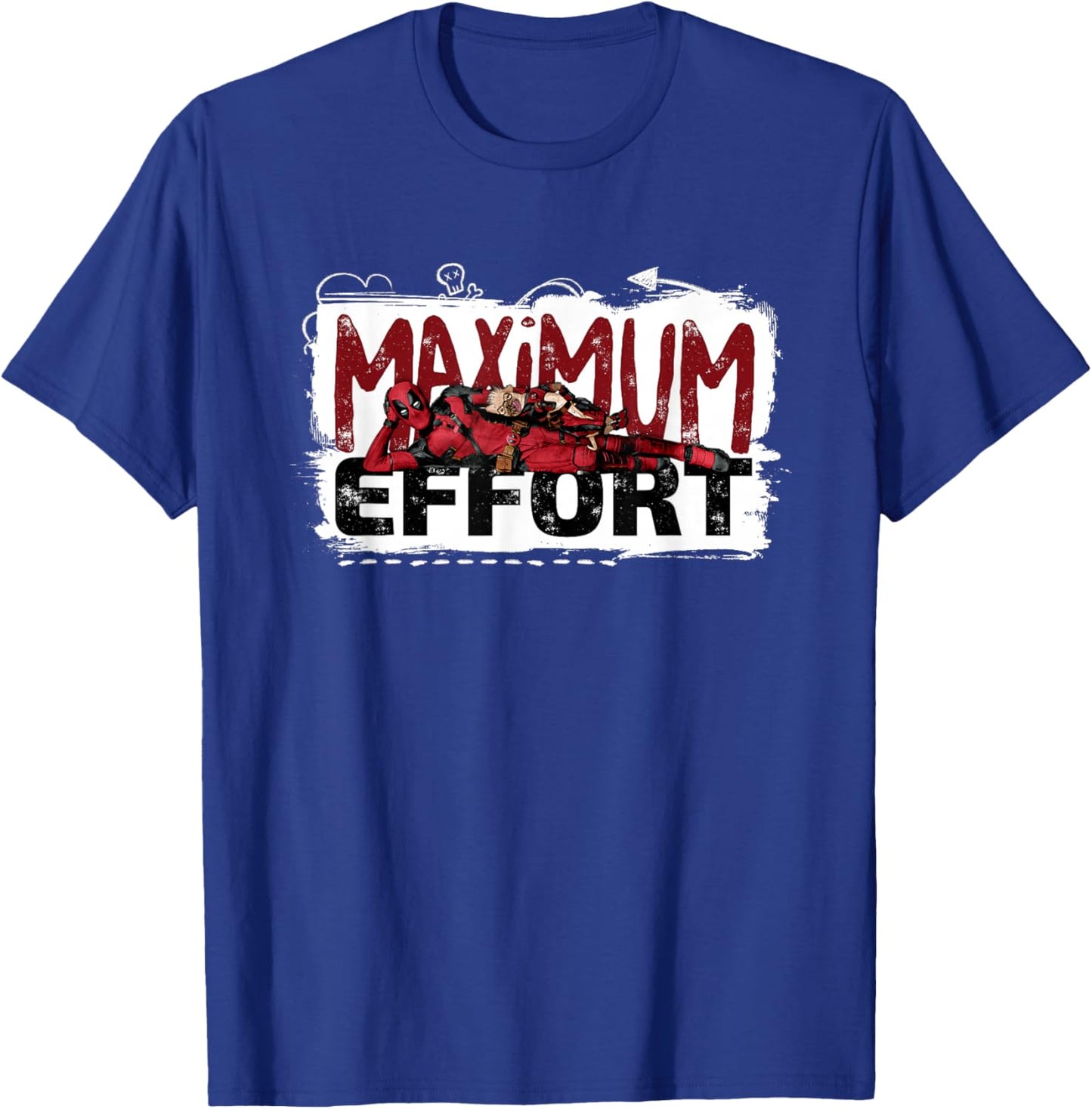 Marvel Studios Deadpool & Wolverine Dogpool Maximum Effort , Black, S T-Shirt - T-Shirt | Royal