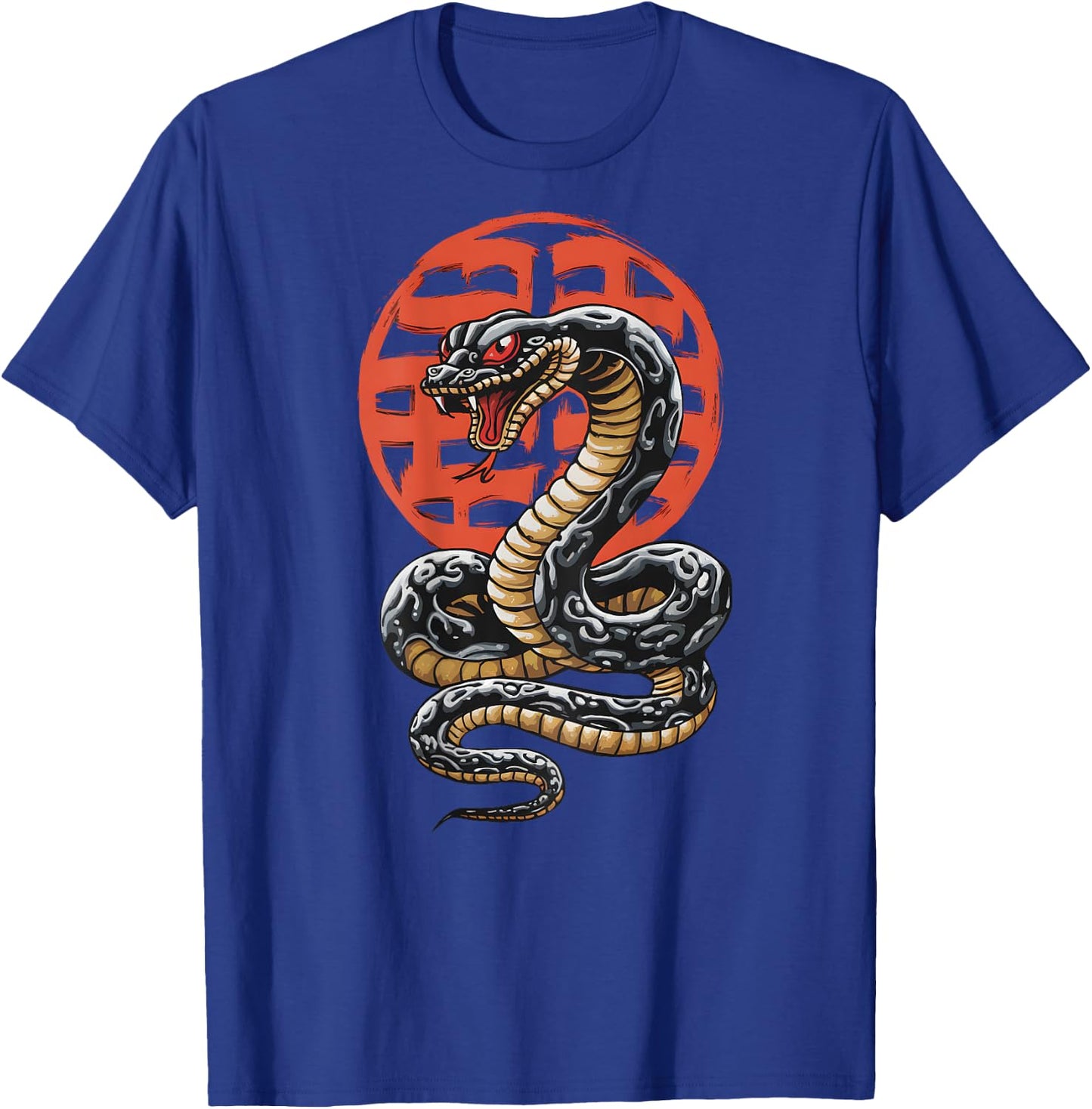 On Back | Year Of The Snake 2025 Chinese New Year T-Shirt - T-Shirt | Royal