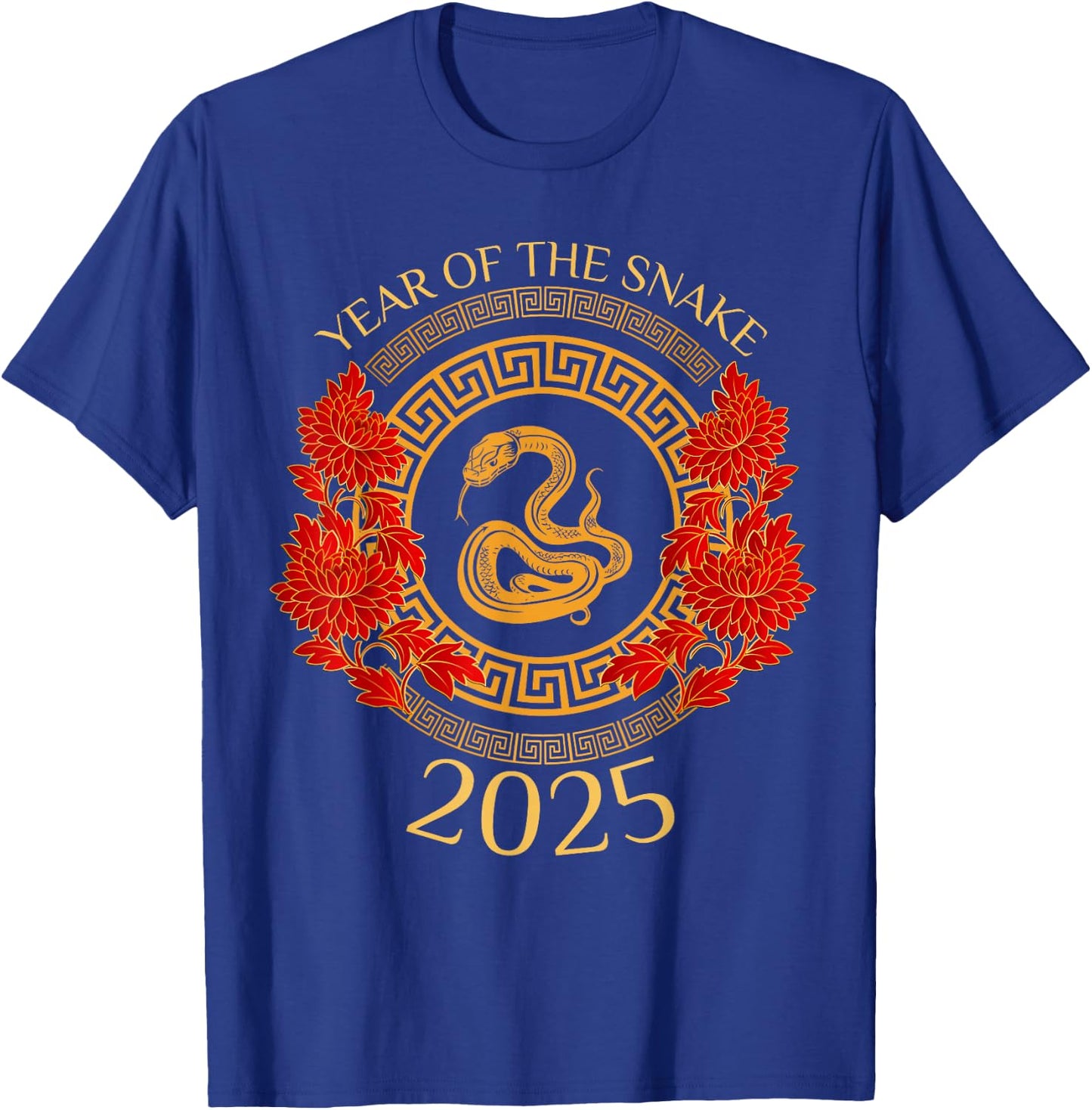 Year Of The Snake 2025 Lunar New Year Chinese New Year 2025 T-Shirt - T-Shirt | Royal