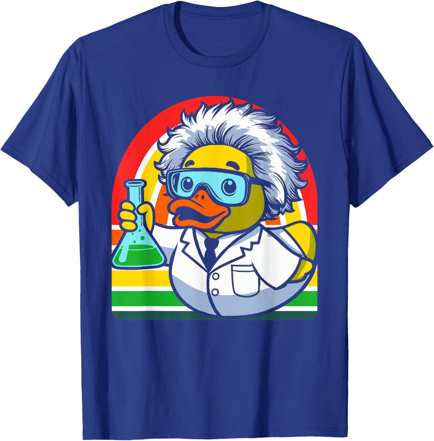 Chemistry Rubber Duck Chemist Duckling T-Shirt - T-Shirt | Royal