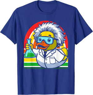 Chemistry Rubber Duck Chemist Duckling T-Shirt - T-Shirt | Royal