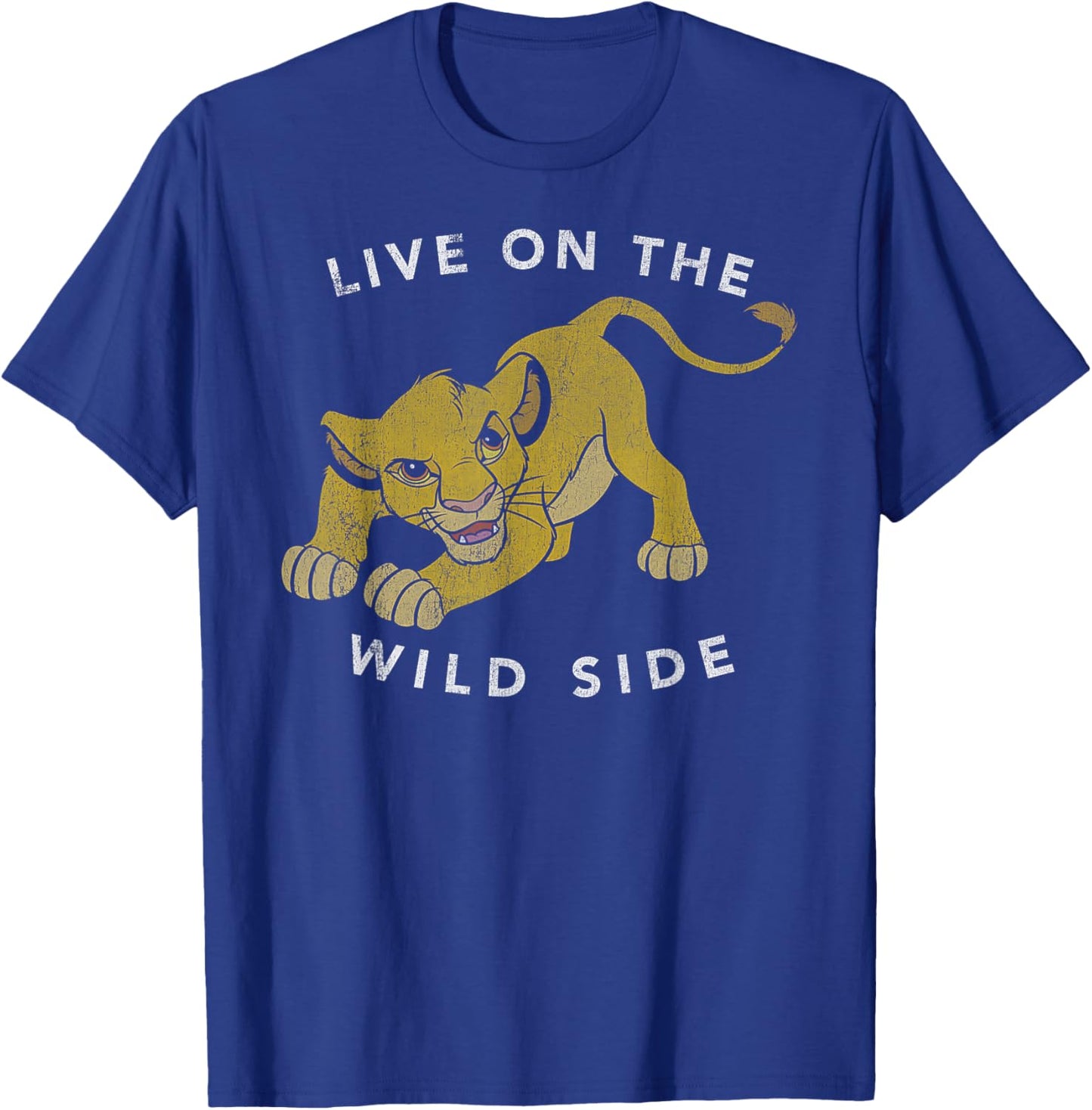 Disney The Lion King Simba Live On The Wild Side Portrait T-Shirt - T-Shirt | Royal