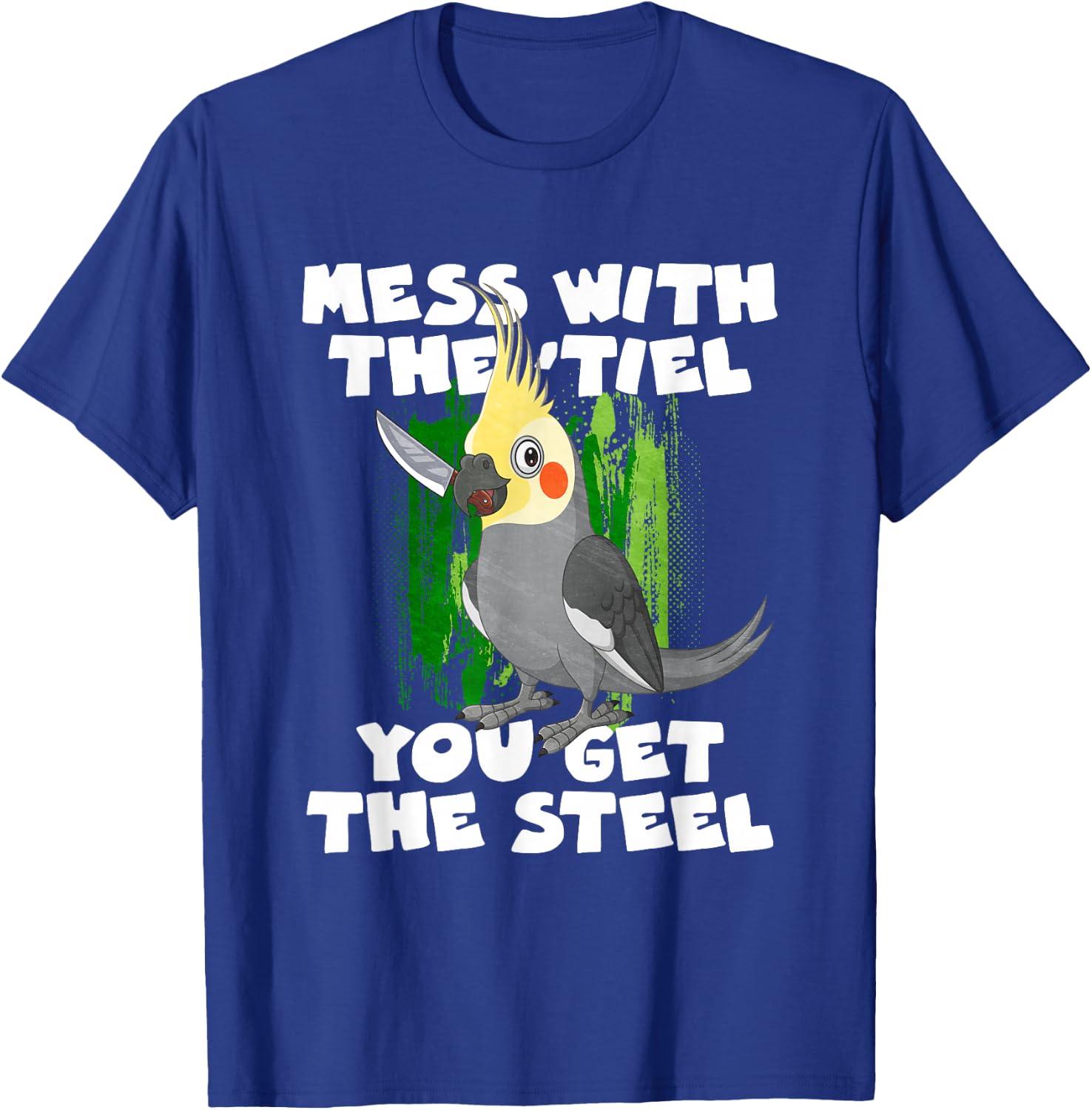 Mess with the tile, you get the steel T-Shirt - T-Shirt | Royal
