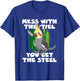 Mess with the tile, you get the steel T-Shirt - T-Shirt | Royal
