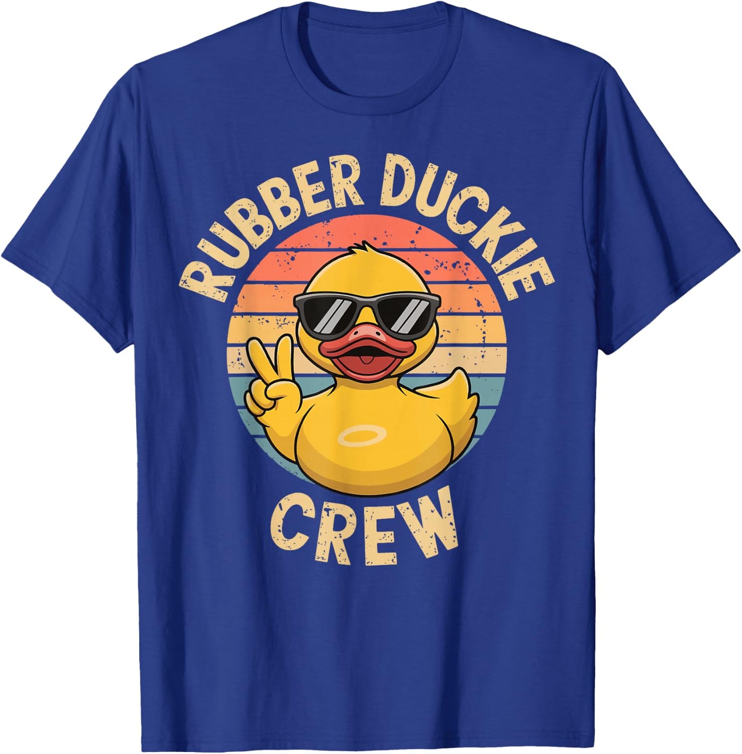 Rubber Duckie Crew T-Shirt - T-Shirt | Royal
