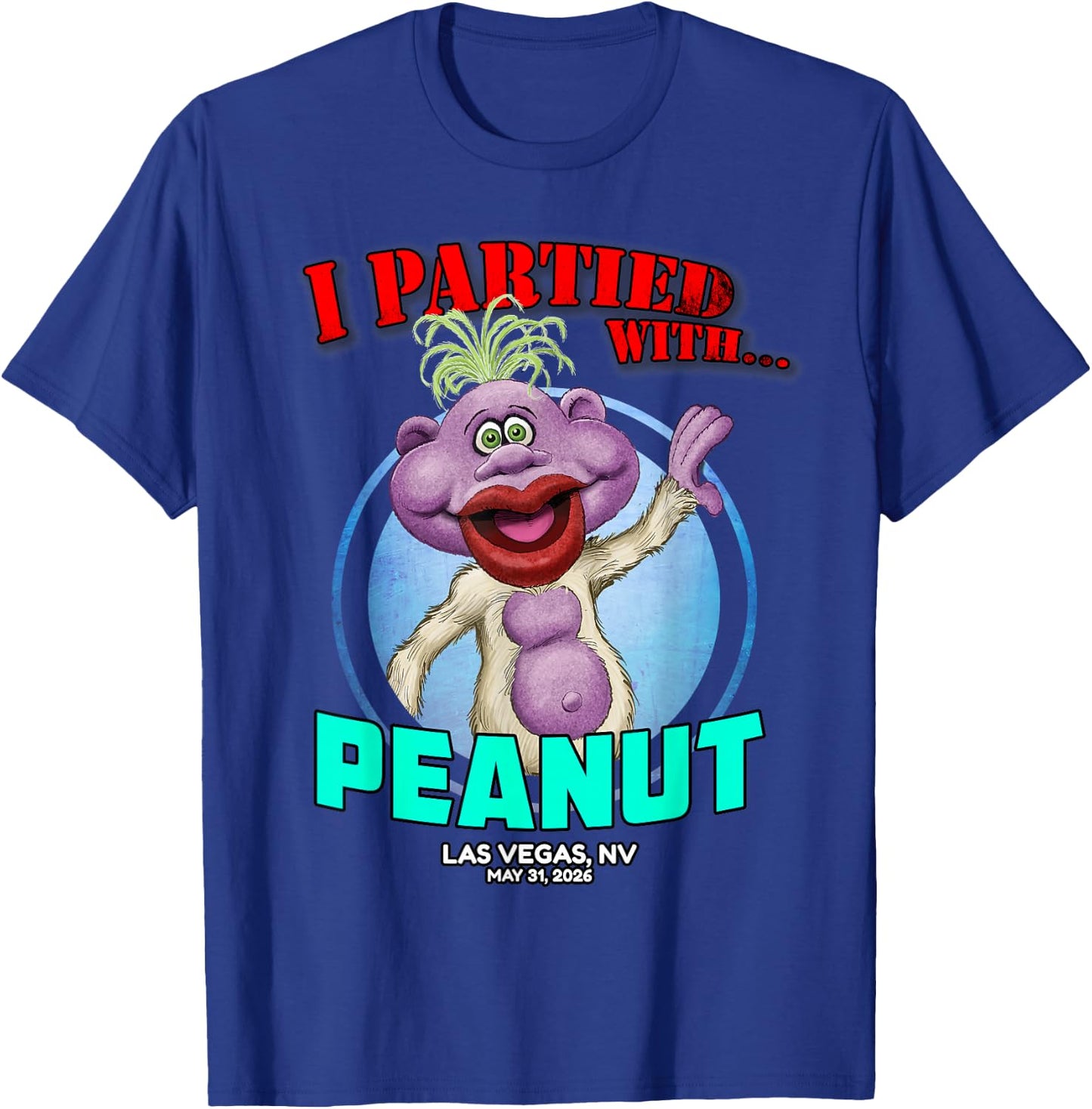 Peanut Las Vegas, NV (2026) T-Shirt - T-Shirt | Royal
