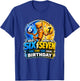 Funny 7th Birthday 67 Brainrot Meme Tung Tung Tung Sahur T-Shirt - T-Shirt | Royal