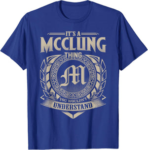 It's A MCCLUNG Thing You Wouldn't Understand Name Vintage T-Shirt - T-Shirt | Royal