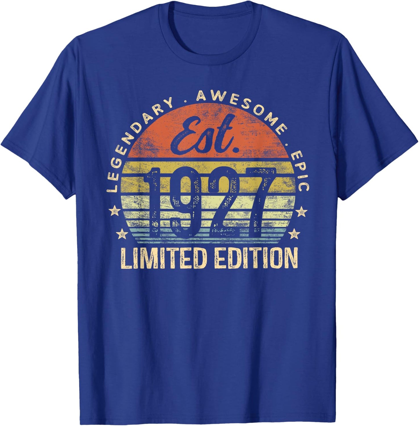 Est 1927 Limited Edition 98th Birthday Gifts 98 Year Old T-Shirt - T-Shirt | Royal