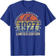 Est 1927 Limited Edition 98th Birthday Gifts 98 Year Old T-Shirt - T-Shirt | Royal