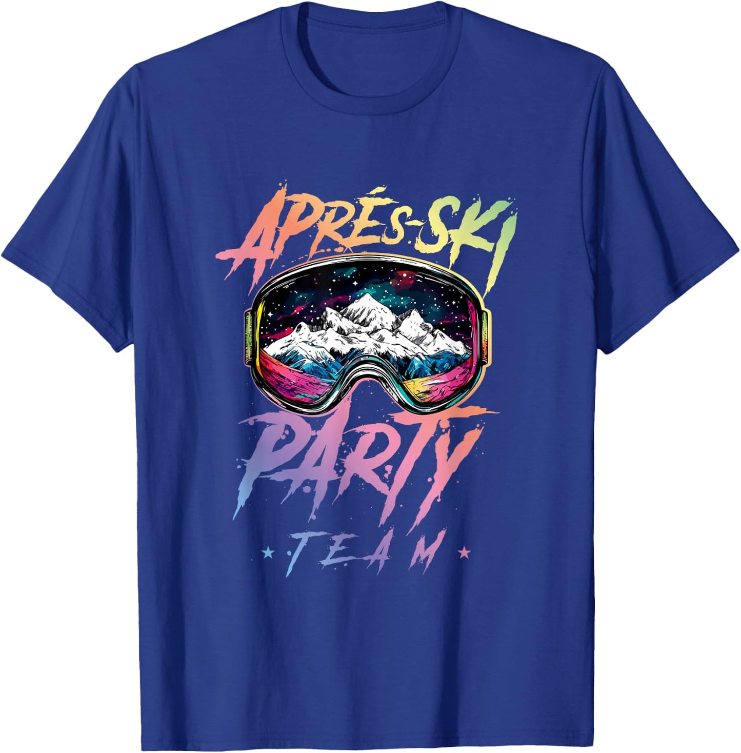 Apres Ski Party Team 2026 | Colorful T-Shirt - T-Shirt | Royal