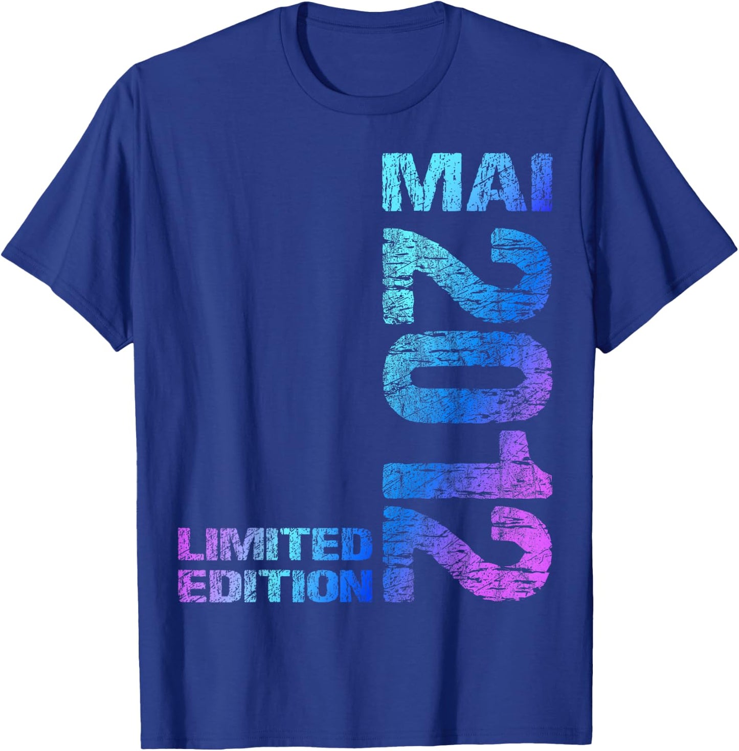 Mai 2012 Junge Mädchen 14. Geburtstag Limited Edition 14 T-Shirt - T-Shirt | Royal