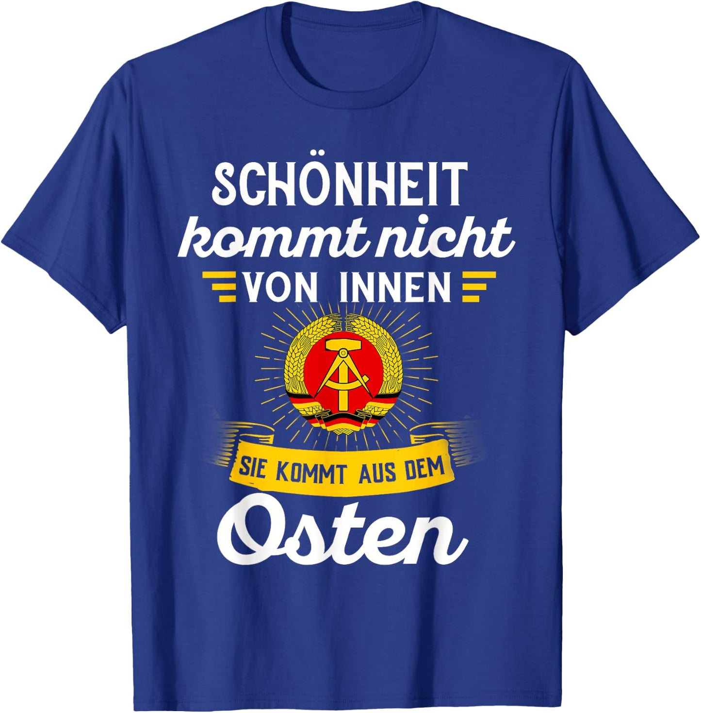 Ossi Gift Men's NVA East GDR Women's East Germany T-Shirt - T-Shirt | Royal