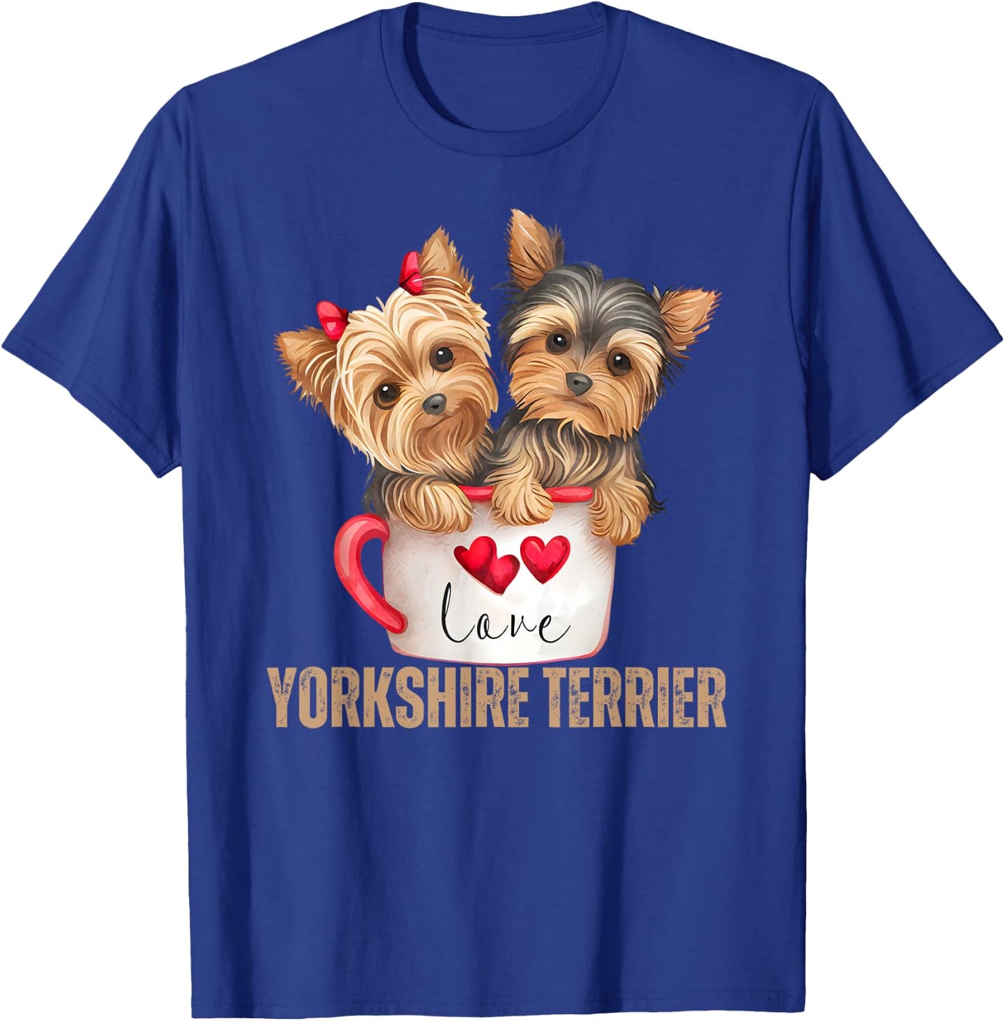 Yorkshire Terrier Dog Lover Gifts Shirt Yorkie T-Shirt - T-Shirt | Royal