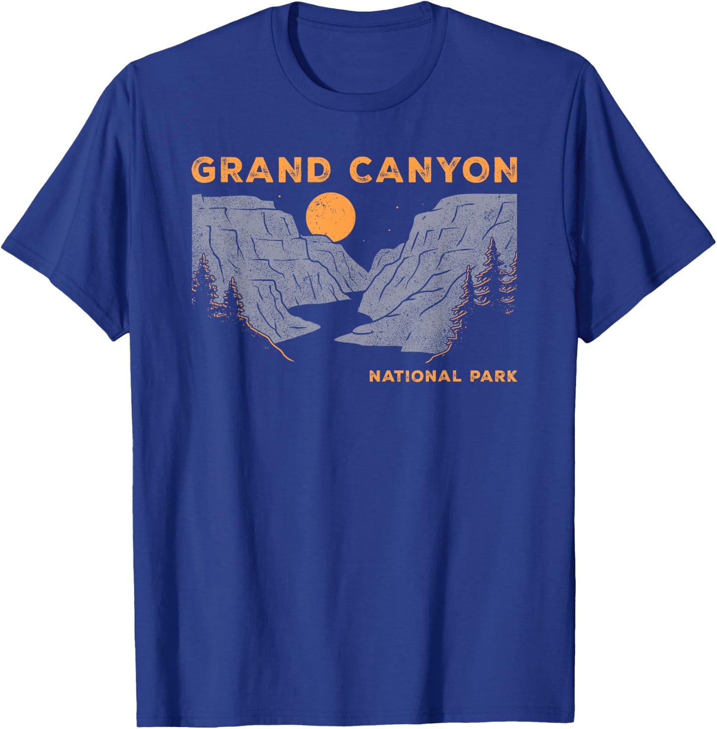 Grand Canyon National Park Shirt Arizona Vintage Men T-Shirt - T-Shirt | Royal
