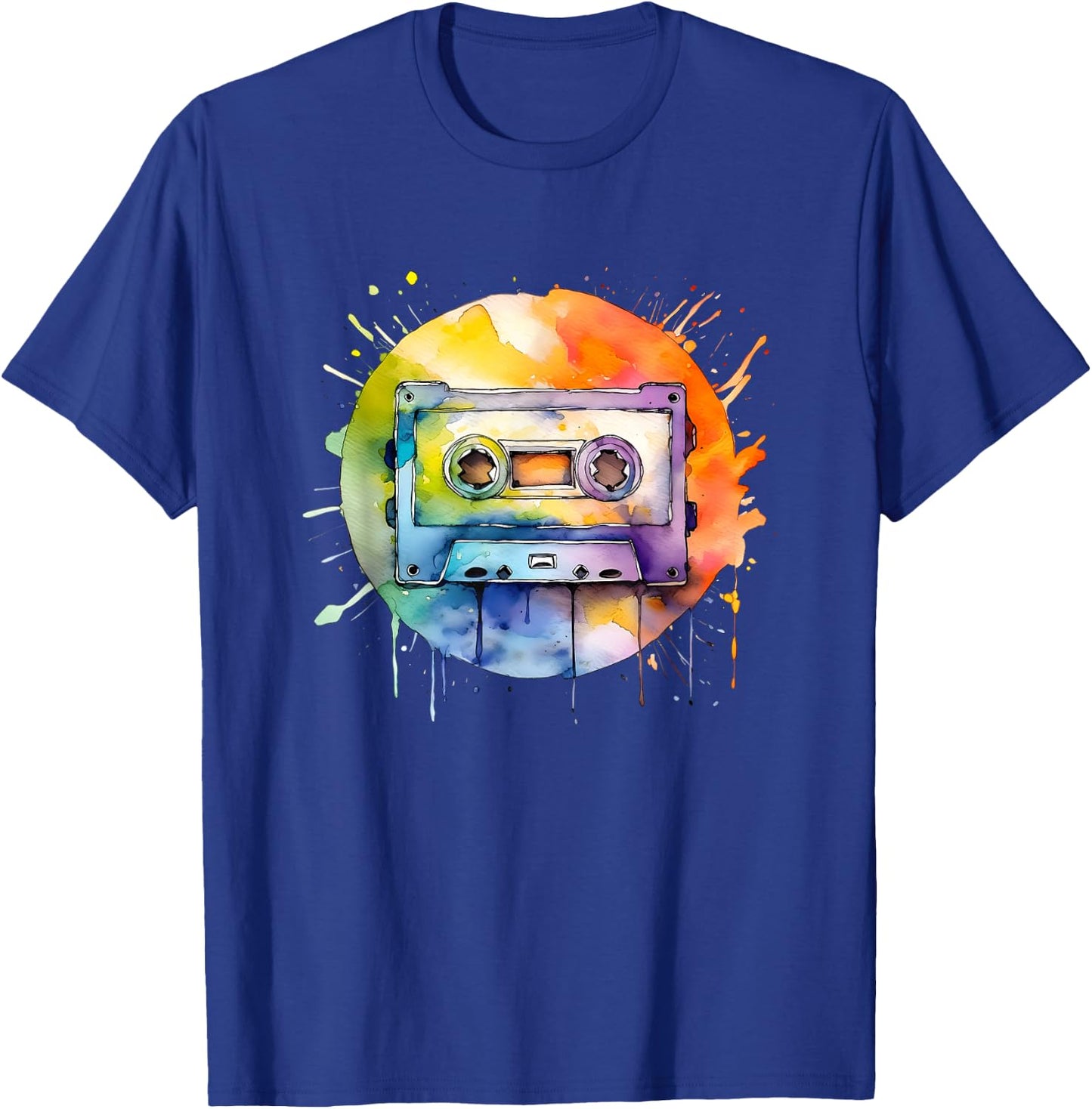 Cassette Tape Nostalgic Mixtape Music Graphic T-Shirt - T-Shirt | Royal