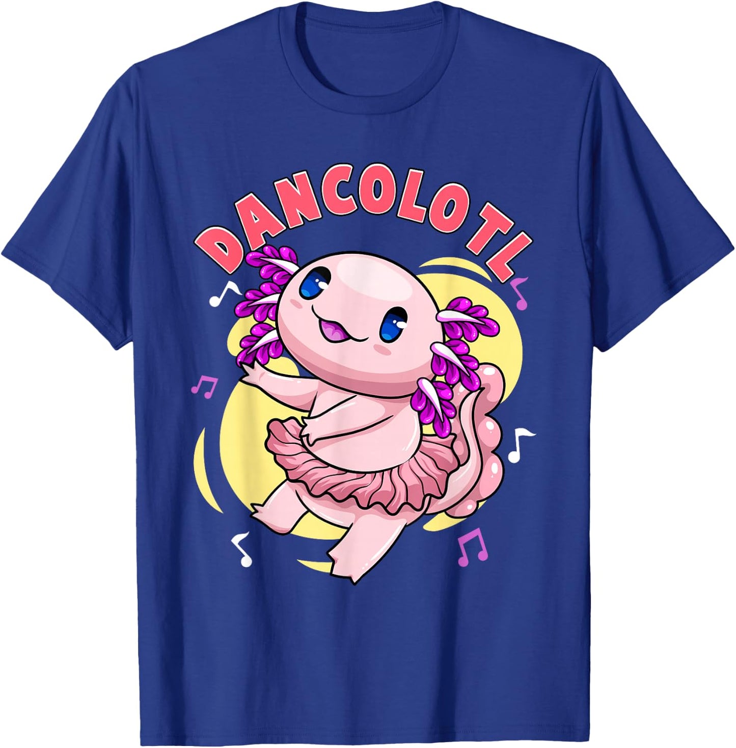 Dancolotl Kawaii Axolotl Dancing Axolotl Lover Ballet Dancer T-Shirt - T-Shirt | Royal
