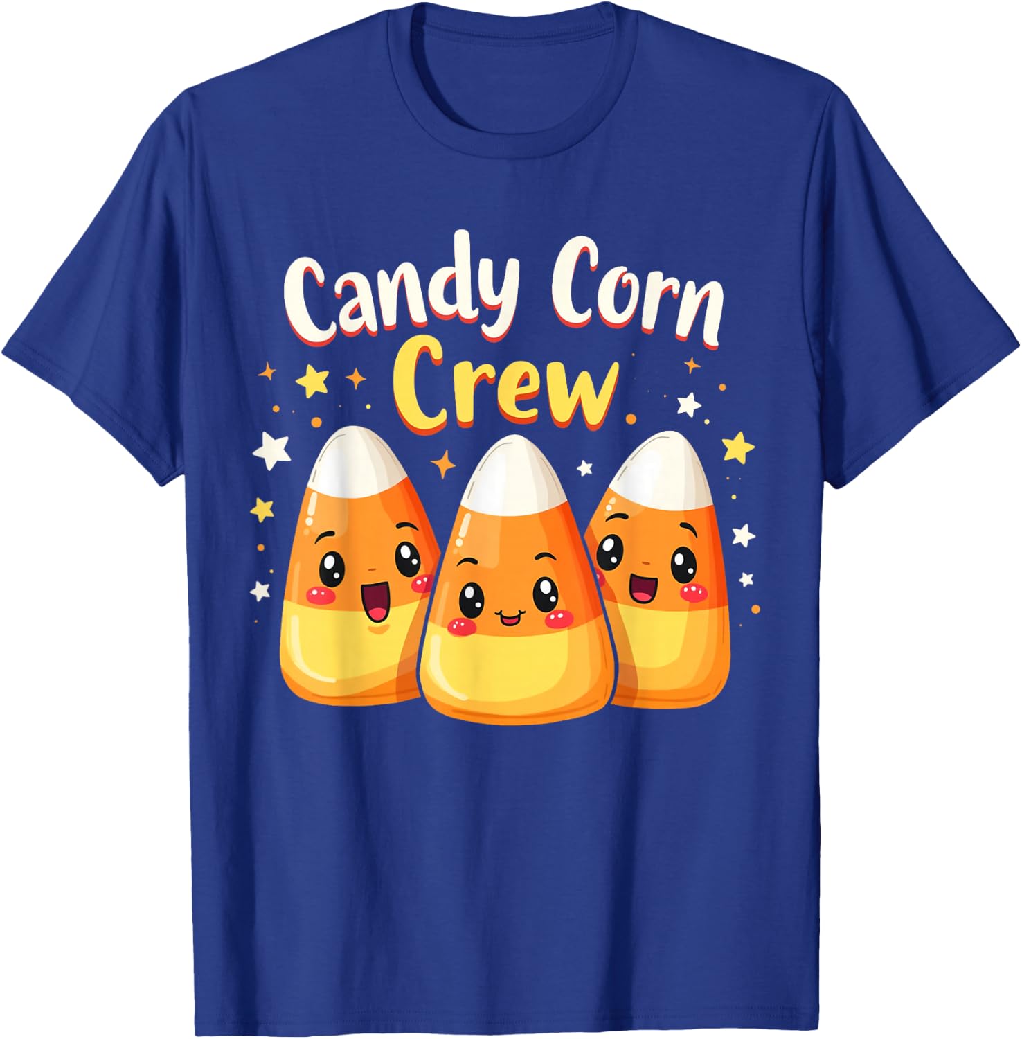 candy corn crew Costume Men Women Friends T-Shirt - T-Shirt | Royal