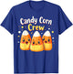 candy corn crew Costume Men Women Friends T-Shirt - T-Shirt | Royal