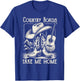 Country Roads Take Me Home Cowboy Western Virginia Retro T-Shirt - T-Shirt | Royal
