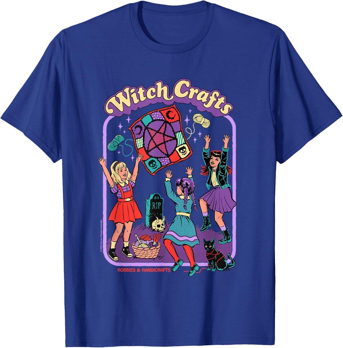 Witch Crafts Sarcastic Retro Vintage Funny Adult Humor T-Shirt - T-Shirt | Royal