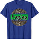Eagles School Spirit Leopard Print Green T-Shirt - T-Shirt | Royal