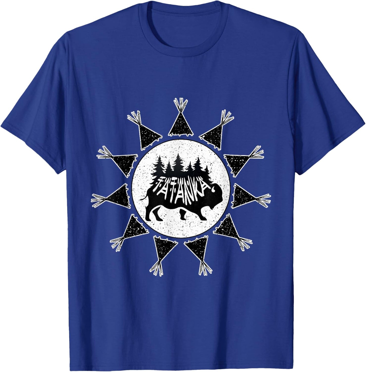 Oglala Lakota Sioux Indigenous Native Aerican Tribe T-Shirt - T-Shirt | Royal