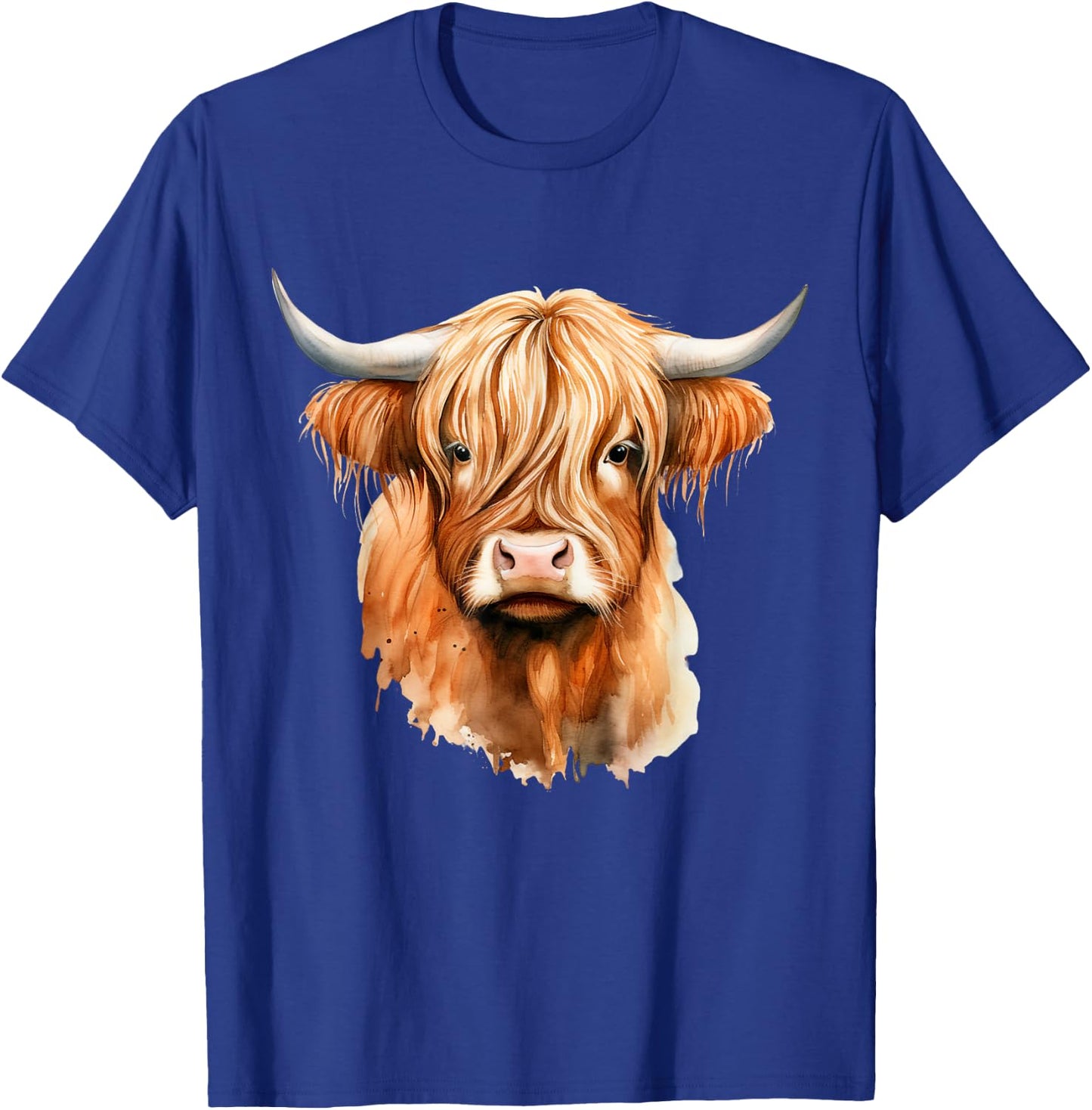 Western Shirts for Girls Men, Highland Cow Gifts Cow, Scottish Highland Cow, Western Wear, Highland Cow T-Shirt - T-Shirt | Royal