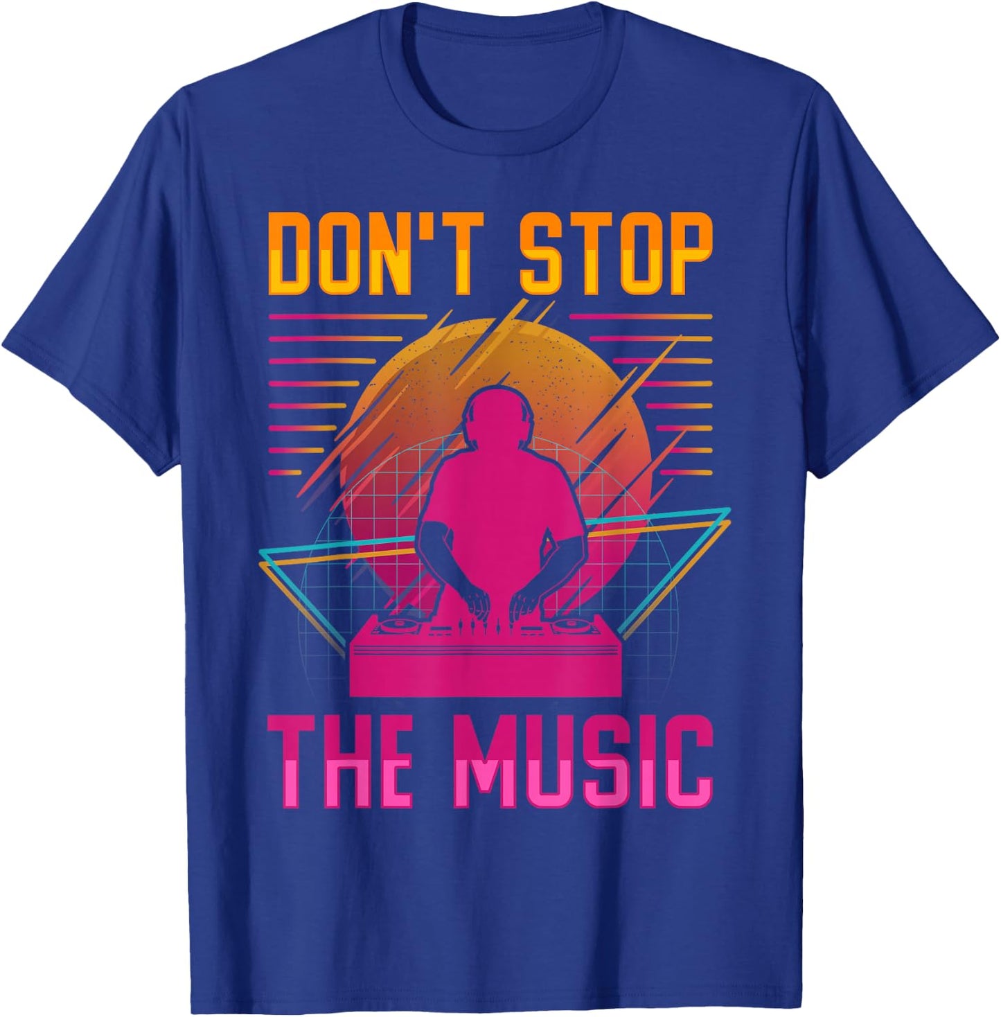 DJ Men's Children's Electro Synth House Disco , black, s T-Shirt - T-Shirt | Royal