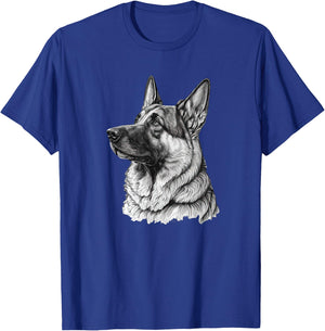 Funny German shepherd Dog T-Shirt - T-Shirt | Royal