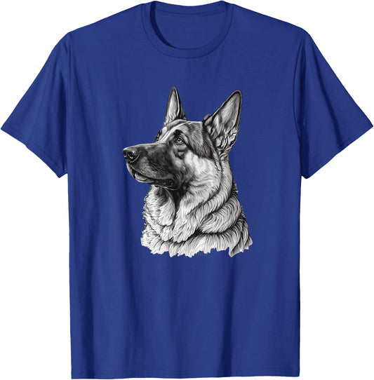 Funny German shepherd Dog T-Shirt - T-Shirt | Royal