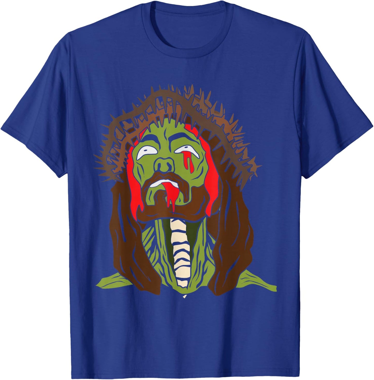 Funny Zombie Jesus Risen Easter Sunday Resurrection Of Jesus T-Shirt - T-Shirt | Royal