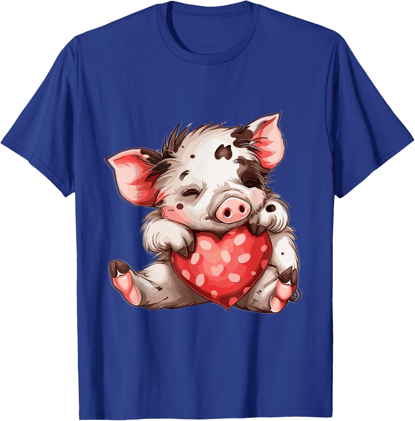 Kune Kune Pig Heart Kunekune Kune Kune Pig Girl T-Shirt - T-Shirt | Royal