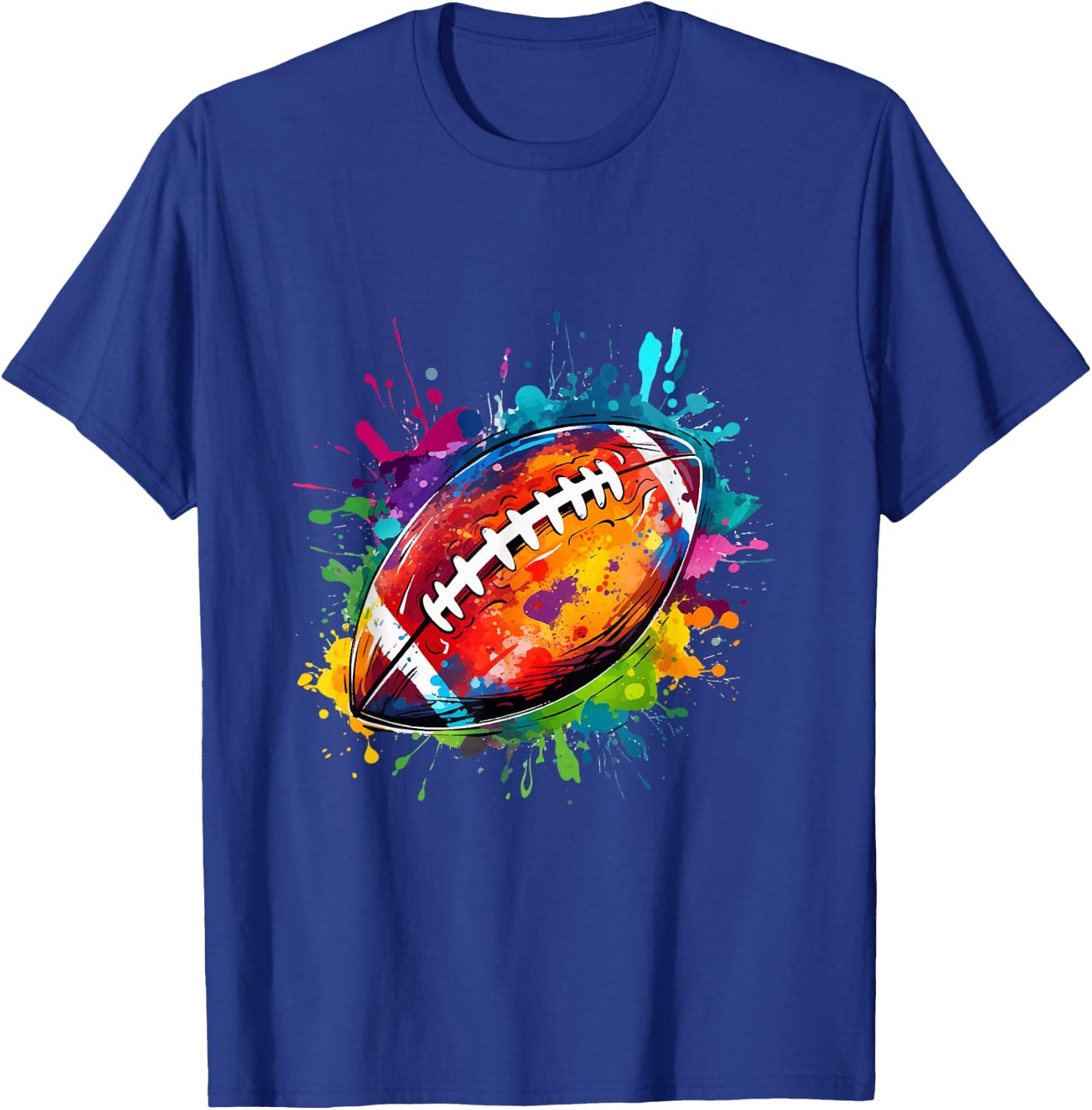 American Football Football Costume Gift , black T-Shirt - T-Shirt | Royal
