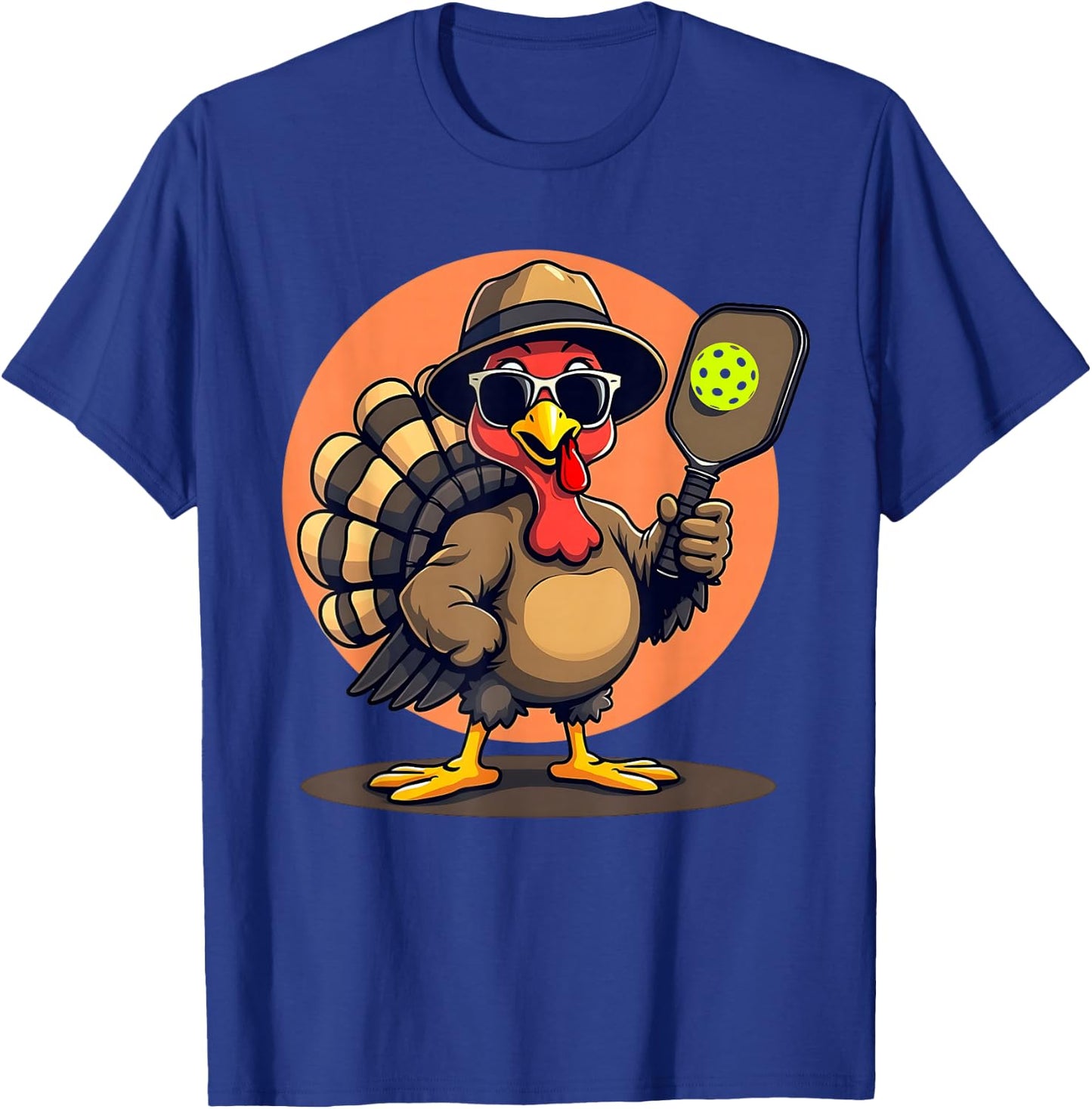 Turkey Cool Pickleball Black Small Classic Fit Modern Casual Thanksgiving T-Shirt - T-Shirt | Royal