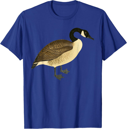 Goose Bird Cute Vintage Graphic Canadian Goose T-Shirt - T-Shirt | Royal