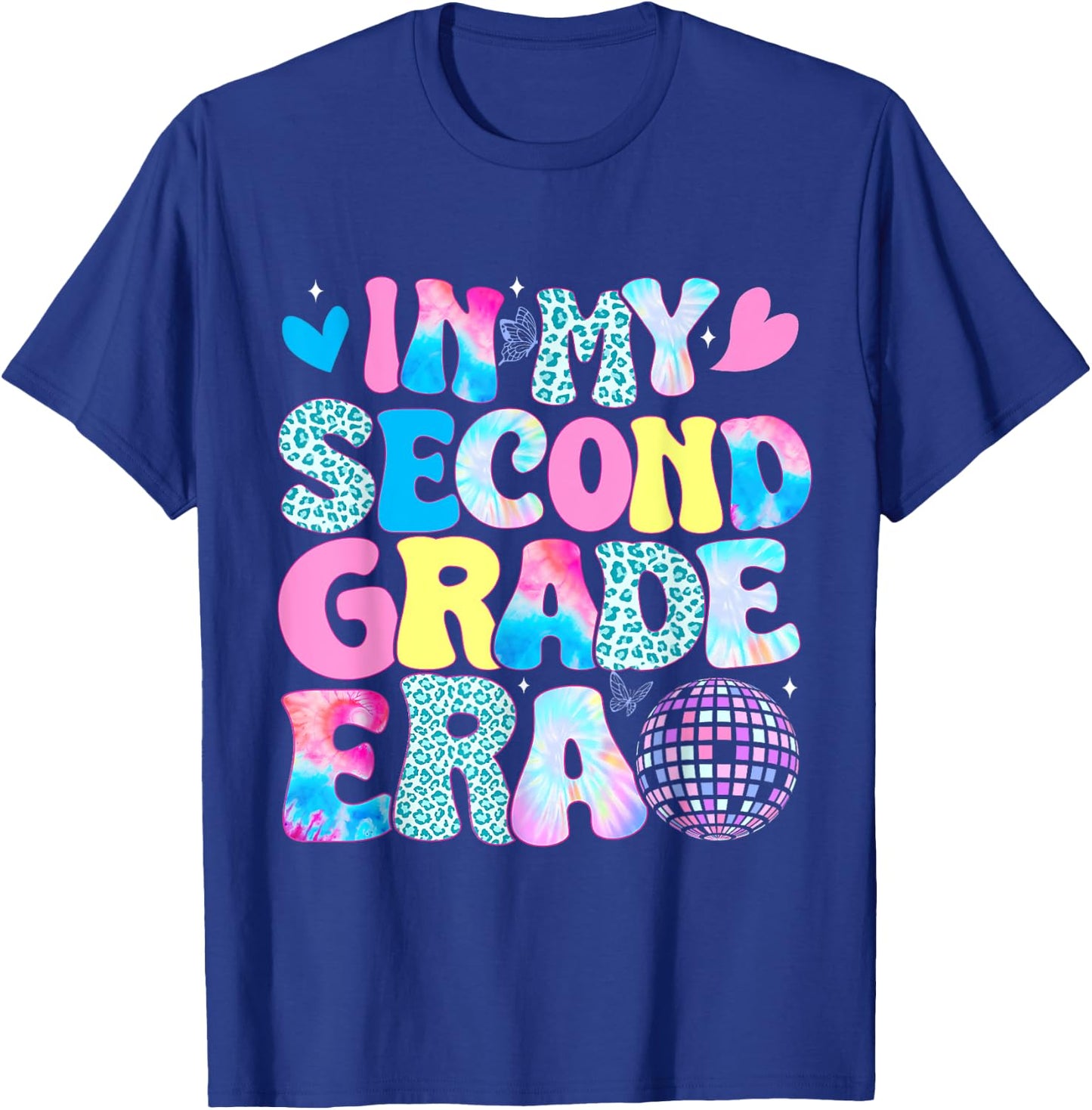 In My Second Grade Era 2nd Grade Girl Teacher Back to School T-Shirt - T-Shirt | Royal