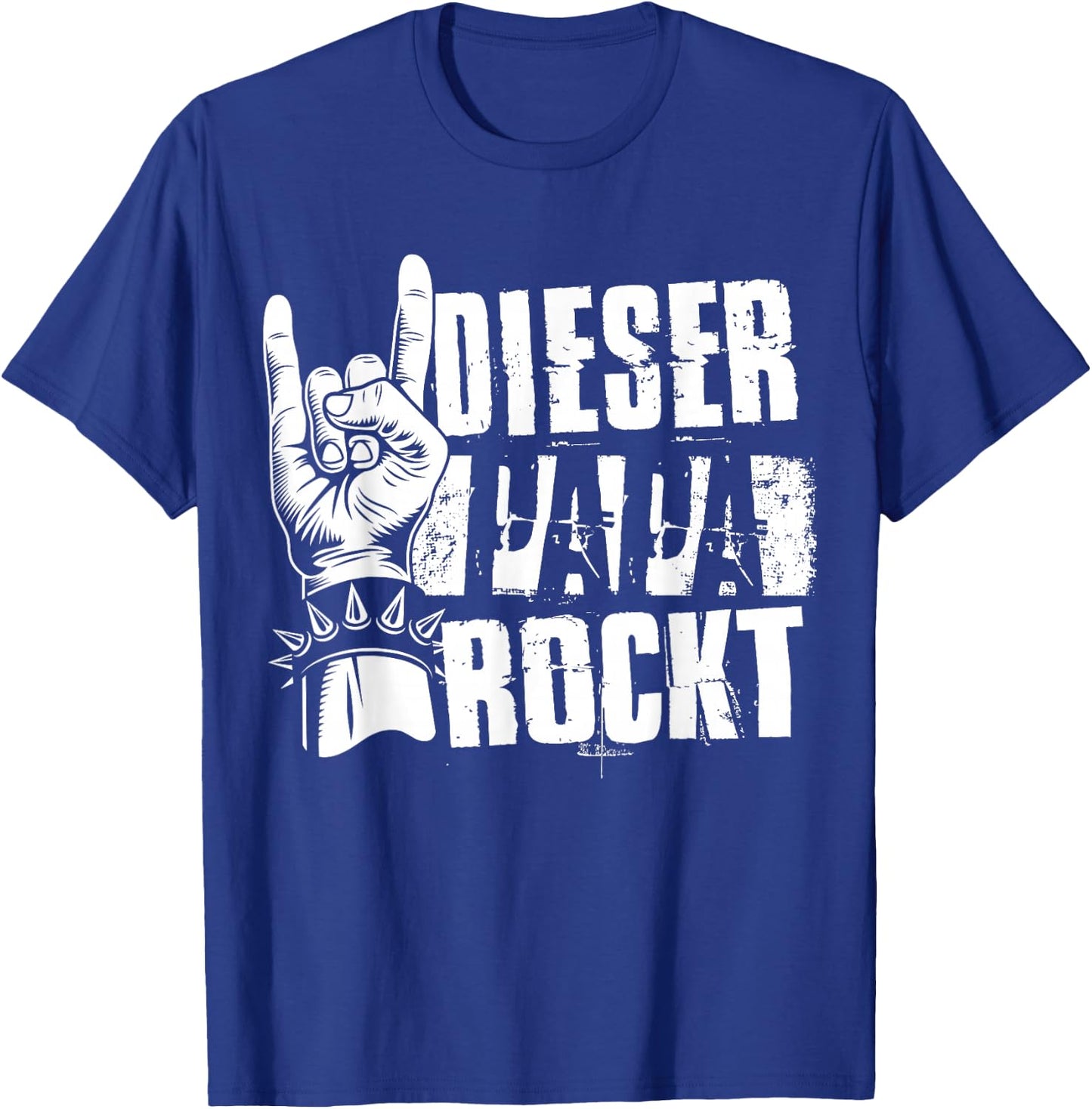 Dieser Papa Rockt Heavy Metal Rocker Rock & Roll Papa T-Shirt - T-Shirt | Royal