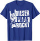 Dieser Papa Rockt Heavy Metal Rocker Rock & Roll Papa T-Shirt - T-Shirt | Royal