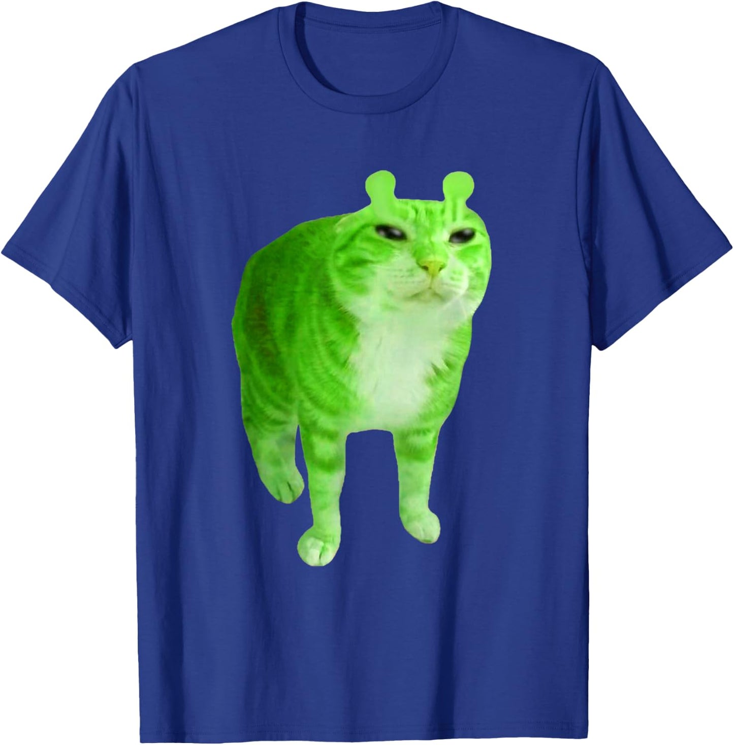 Gnarp Cat Silly Alien Cat Meme Brainrot Meme Funny Silly Cat T-Shirt - T-Shirt | Royal