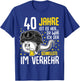 Men's 40 Years Ago The Fastest in Traffic 40th Birthday Man , black T-Shirt - T-Shirt | Royal