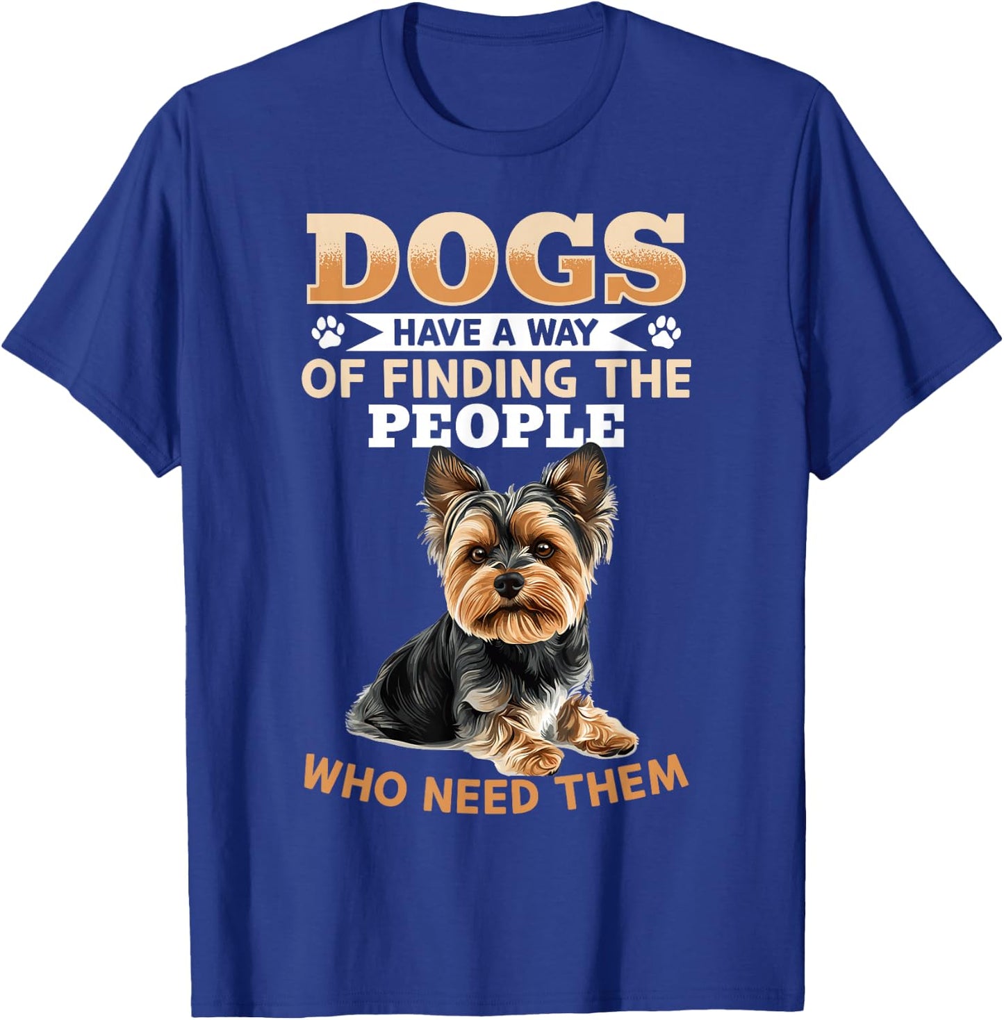Yorkshire Terrier Yorkie Dog Owner T-Shirt - T-Shirt | Royal