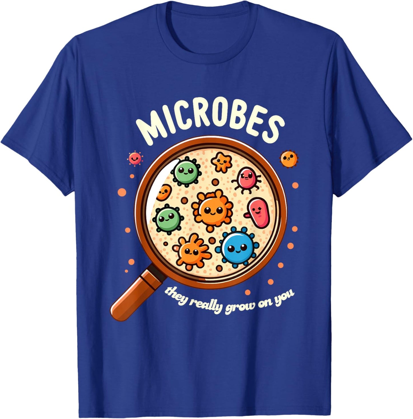 Biologist Microbiologist Microbiology Lab Staph Biology T-Shirt - T-Shirt | Royal