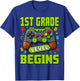 Gamer 1st Garde Back to School First Day of First Grade Boys T-Shirt - T-Shirt | Royal