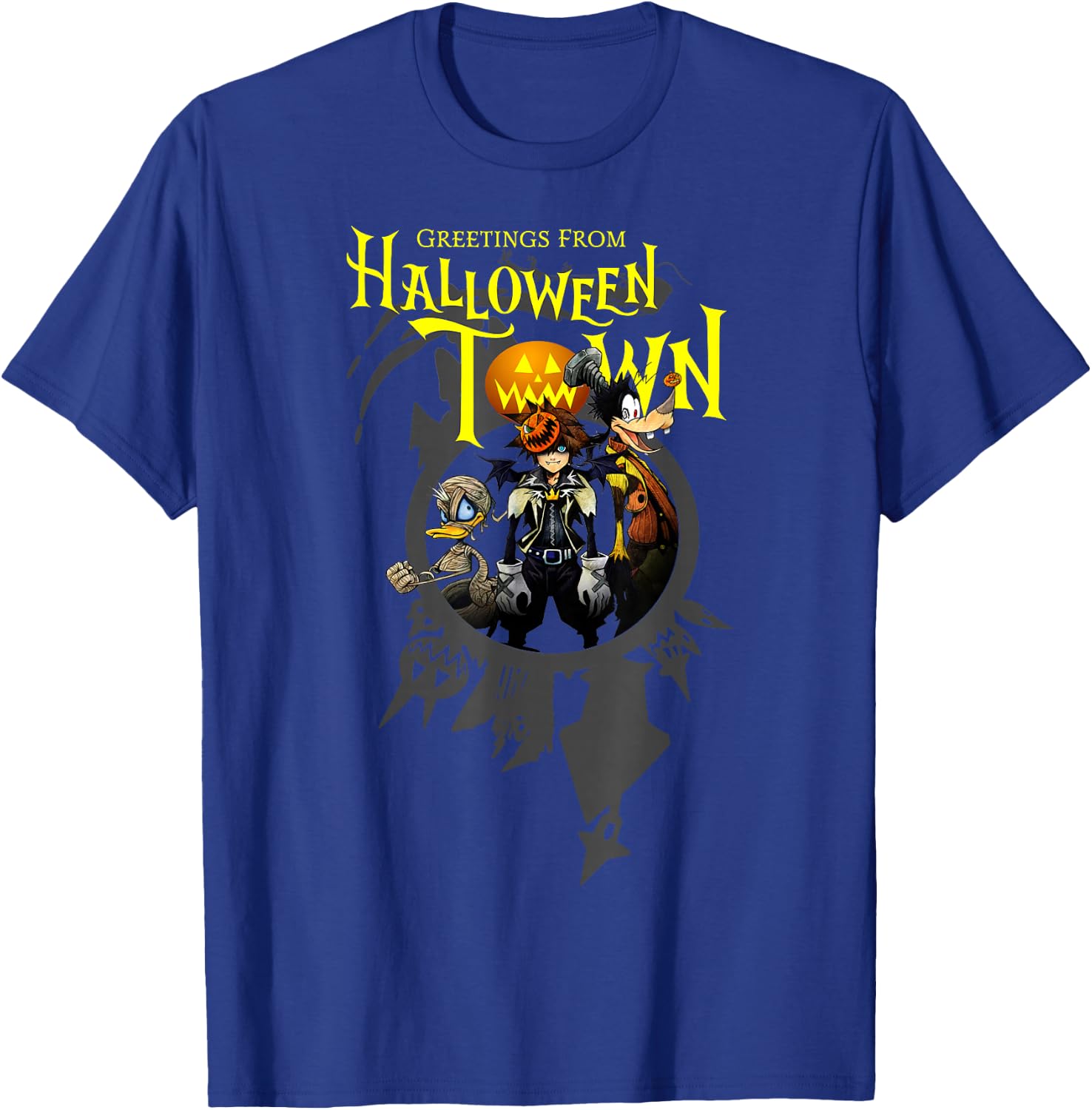 Disney Kingdom Hearts Greetings from Halloween Town T-Shirt - T-Shirt | Royal