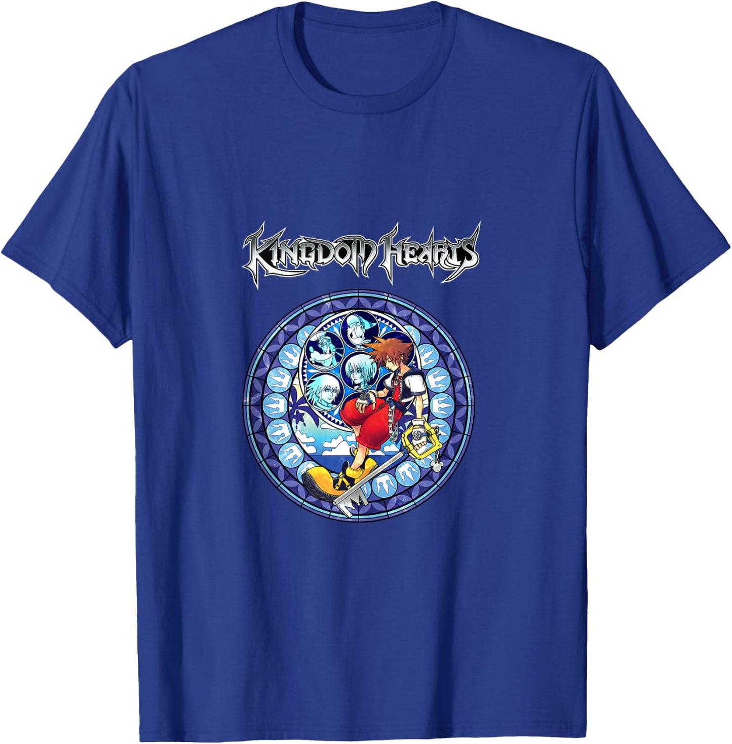 Disney Kingdom Hearts Portal To The Past Group Shot Poster T-Shirt - T-Shirt | Royal