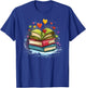 Bunte Bücher Damen Liebe Bücher Aquarell Booklover T-Shirt - T-Shirt | Royal
