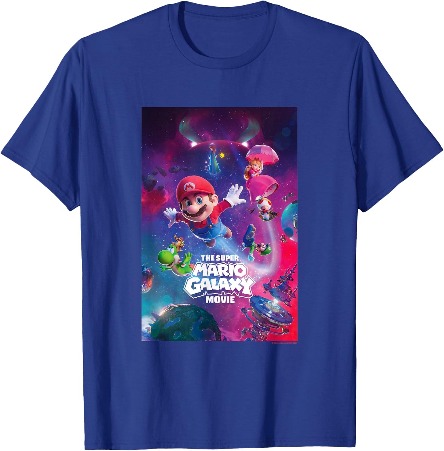 The Super Mario Galaxy Movie Epic Cosmic Adventure T-Shirt - T-Shirt | Royal