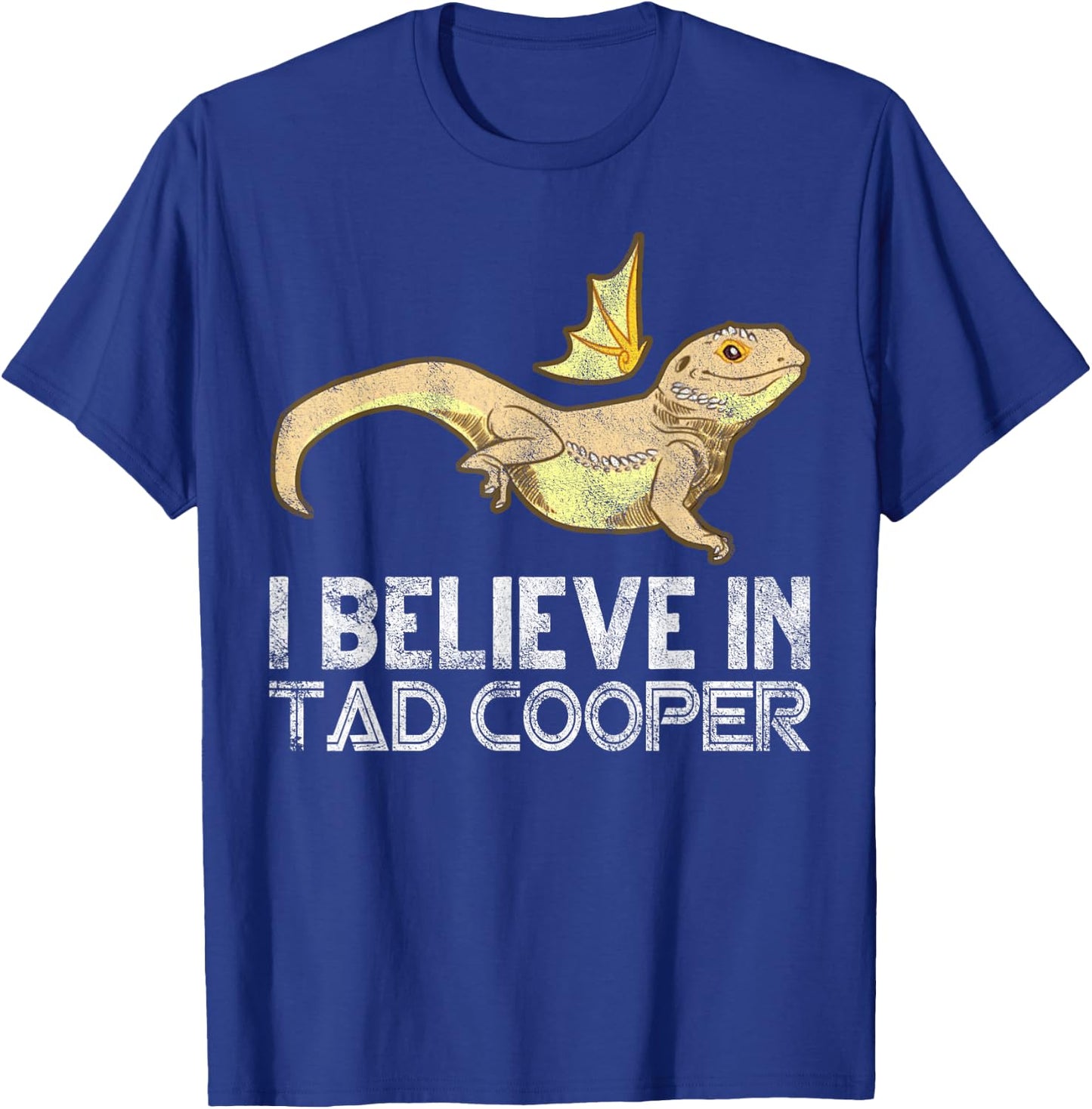 Science Lizard Tad Cooper Fan T-Shirt - T-Shirt | Royal